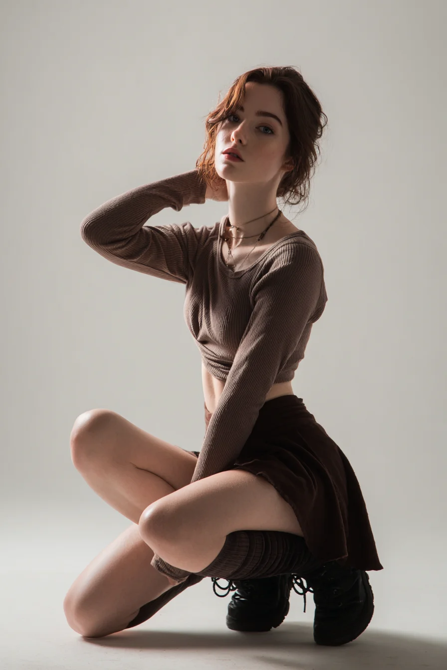 Earthy Tones on a Studio Floor