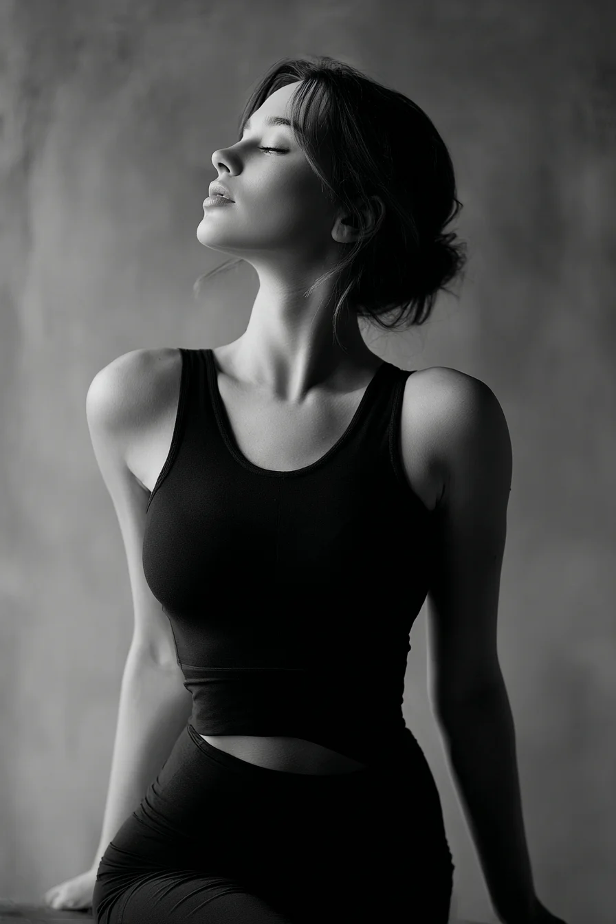 Eyes Closed, Head Tilted Back