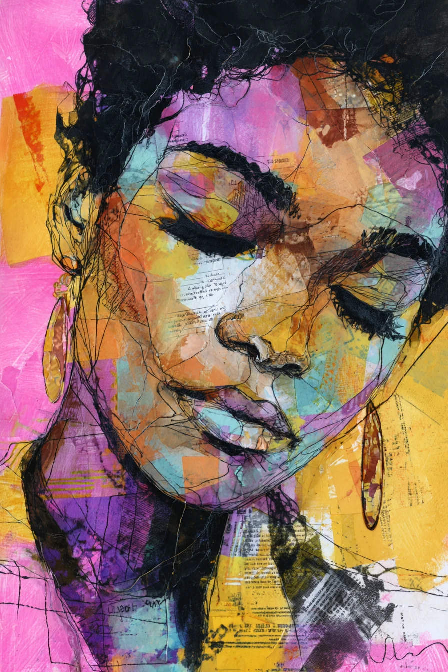 Fragments of a Woman in Color