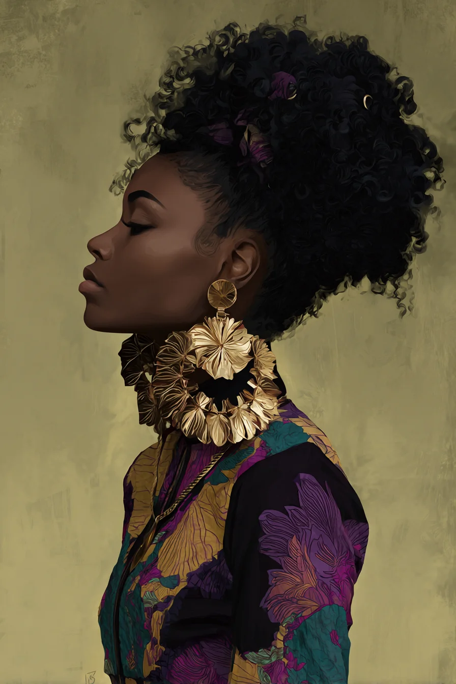 Gold and Bloom in Profile