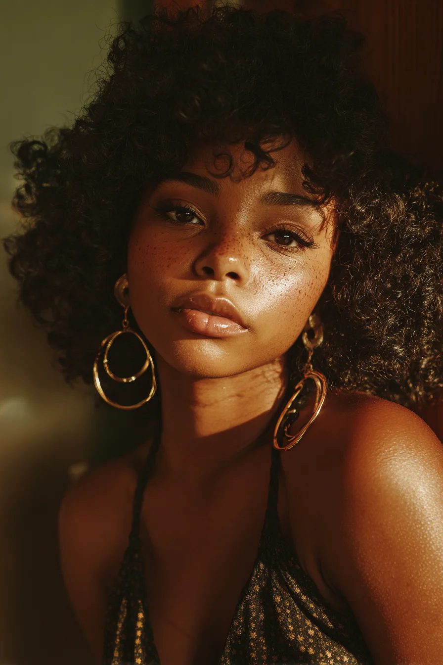 Golden Hour, Natural Curls