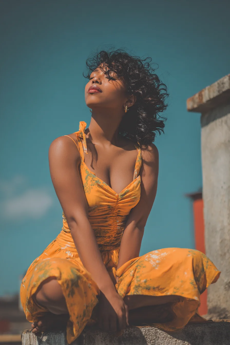 Golden Hour on the Rooftop