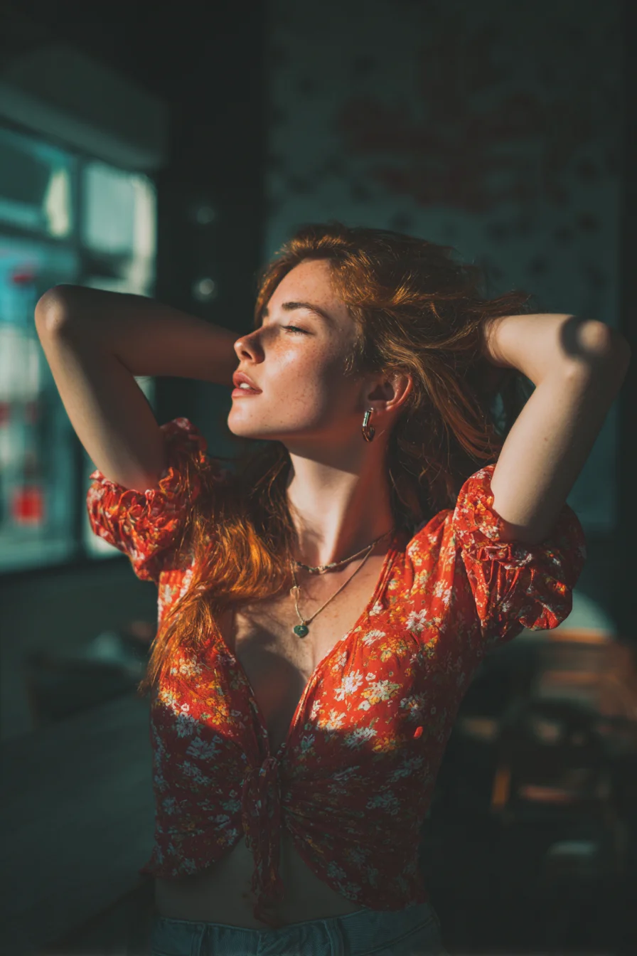 Golden Light and Loose Hair