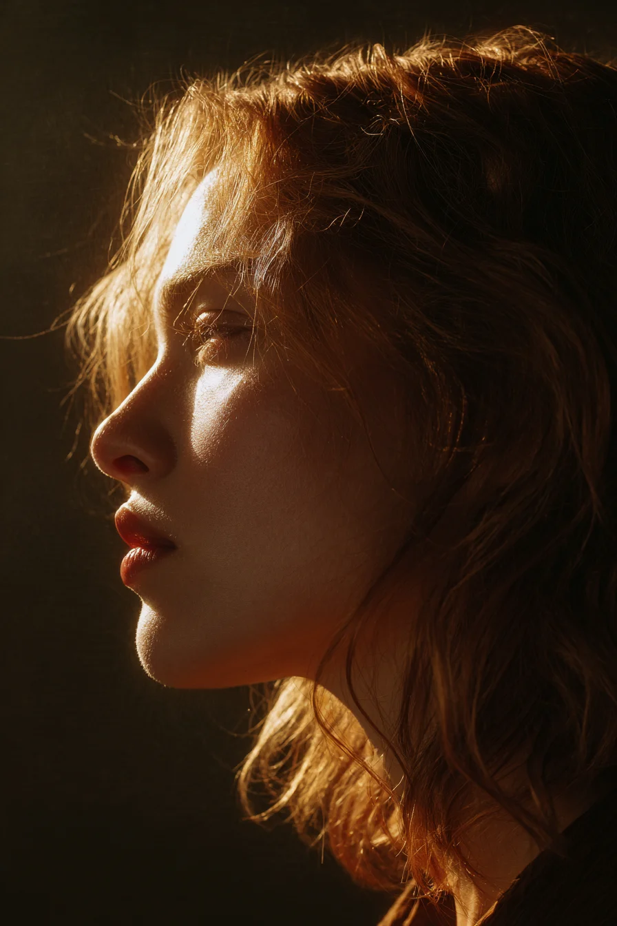 Golden Light, Eyes Closed