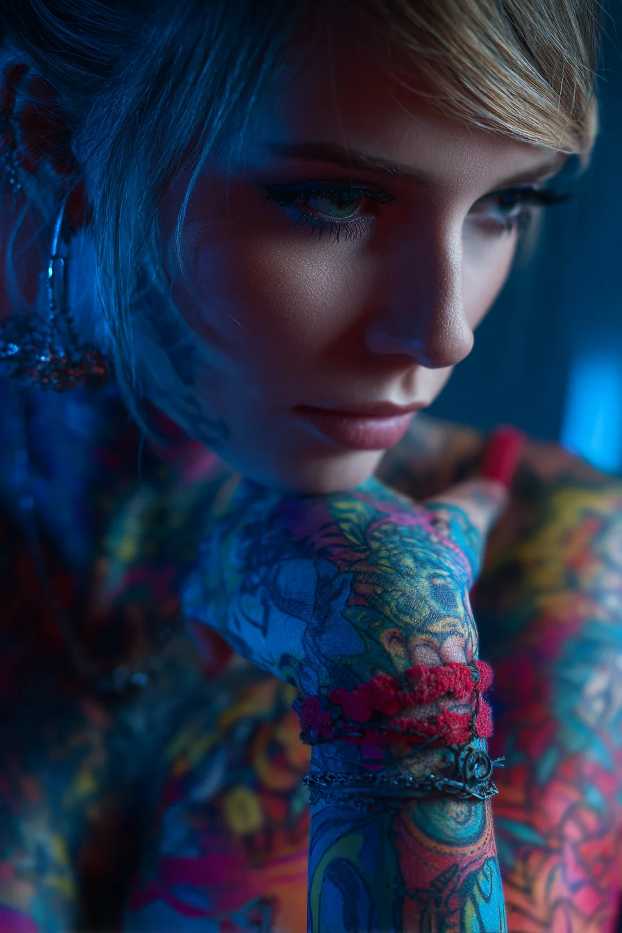 Ink and Blue Light