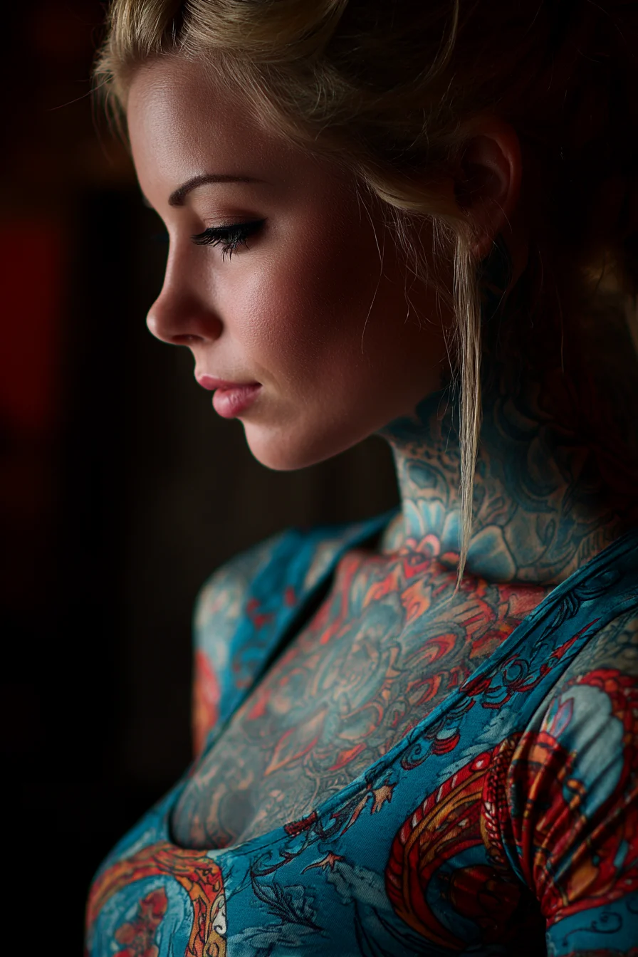 Living Canvas in Teal and Flame