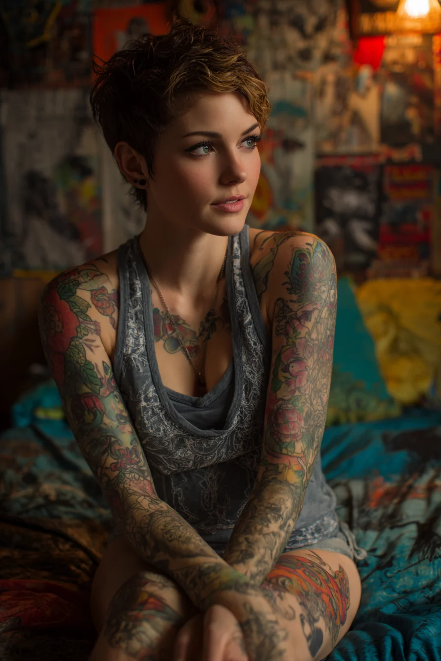 Living Canvas in Warm Light