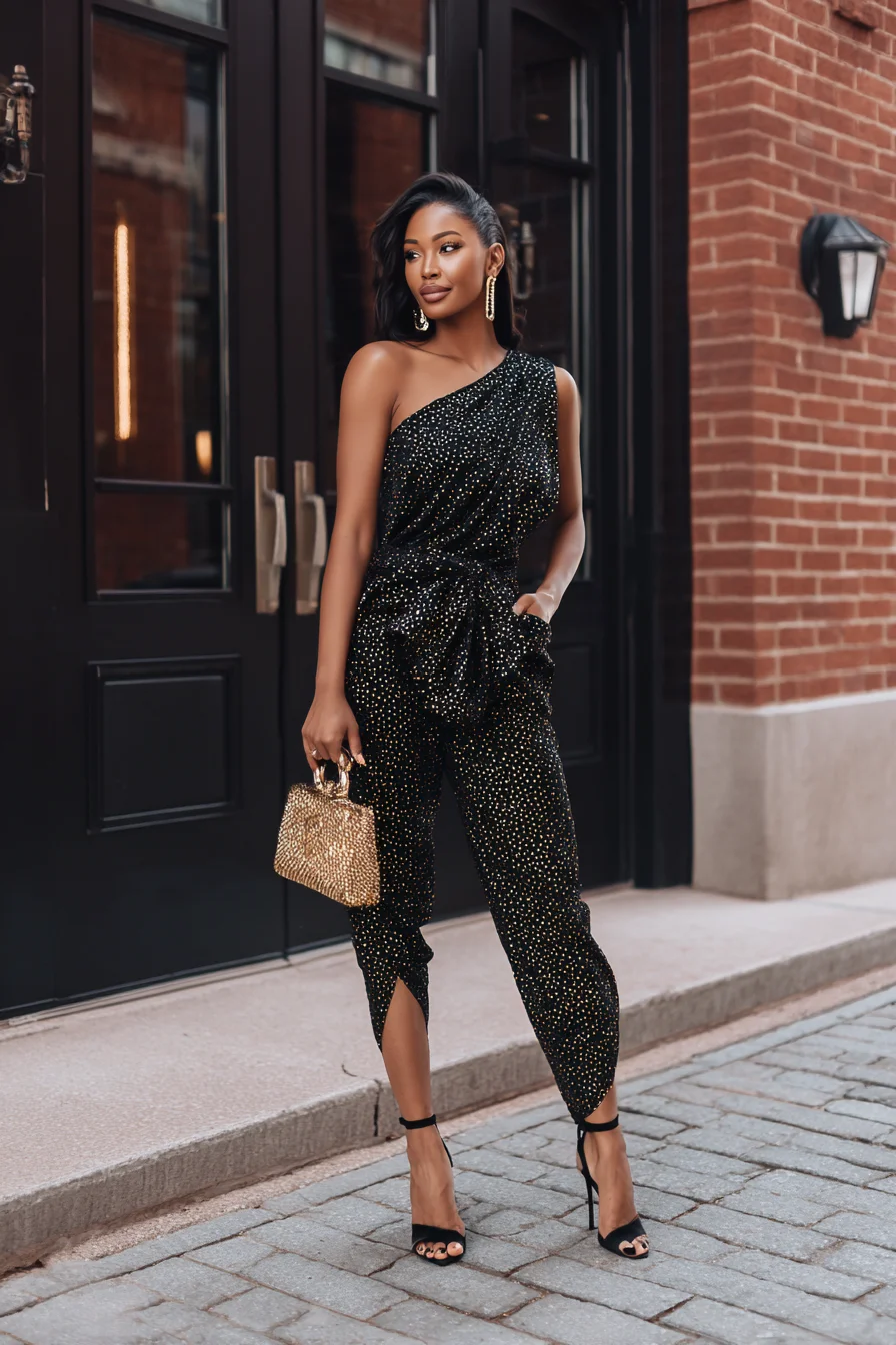 Midnight Sparkle on the Street