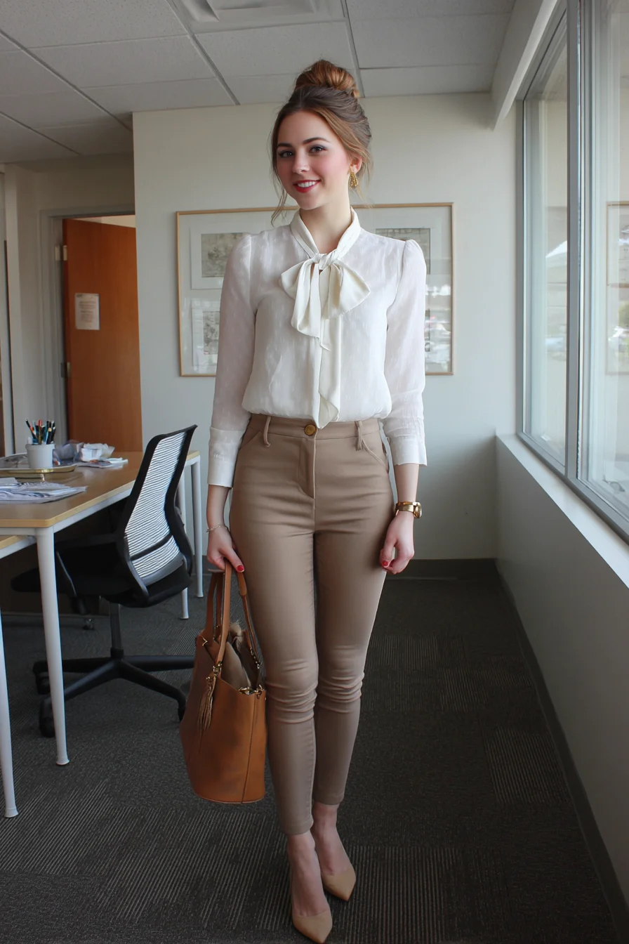 Polished neutrals for the office