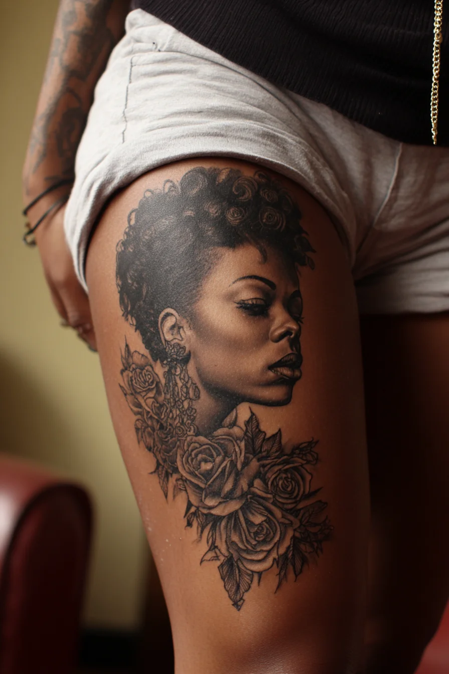 Portrait in Ink on Skin 18