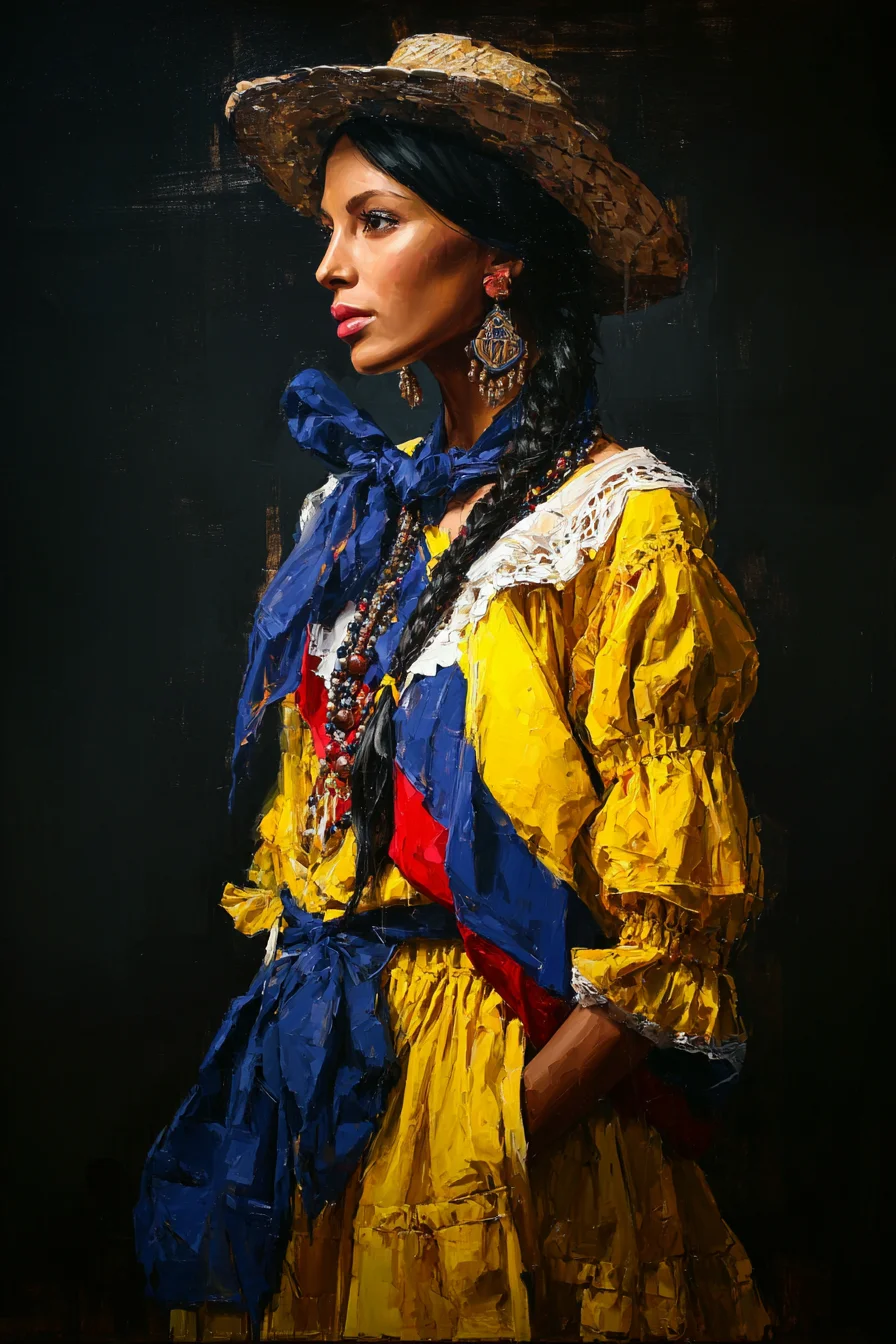 Portrait of a Colombian Woman