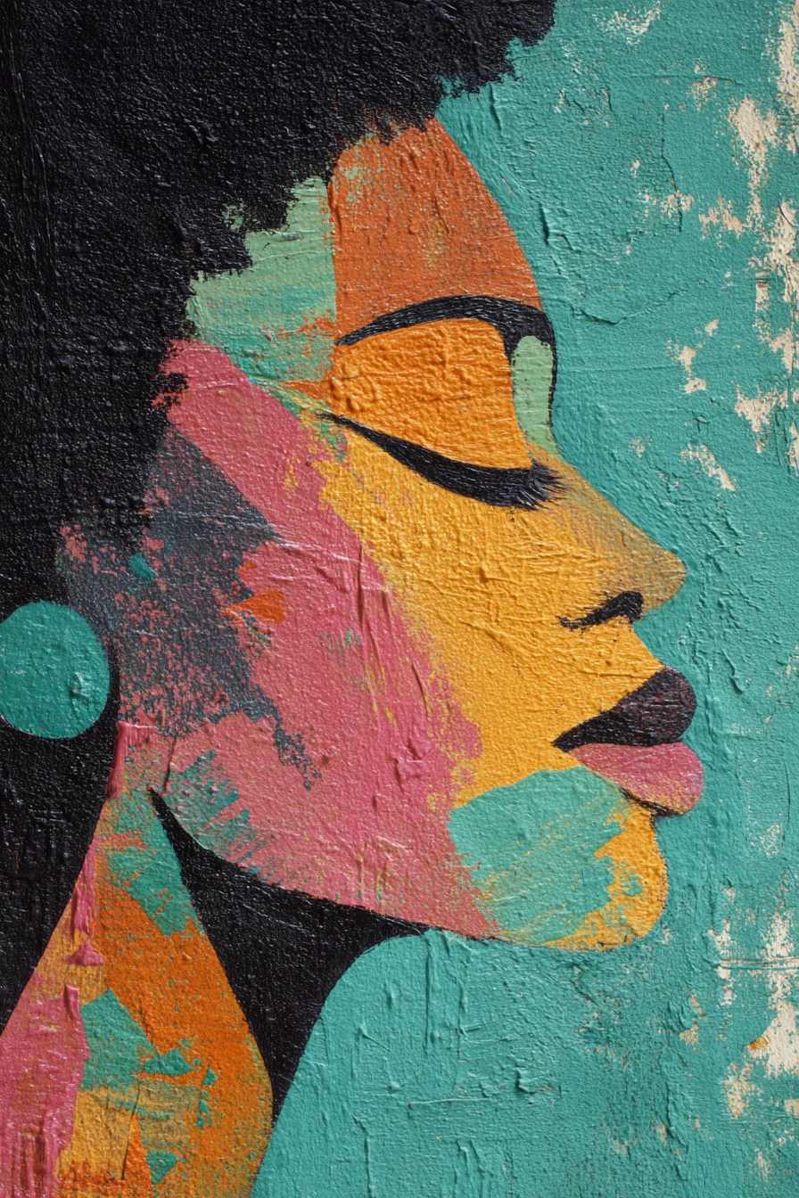 Profile in Bold Color