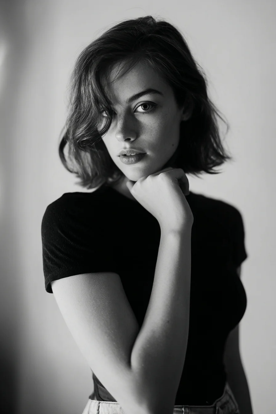 Quiet Confidence in Black and White