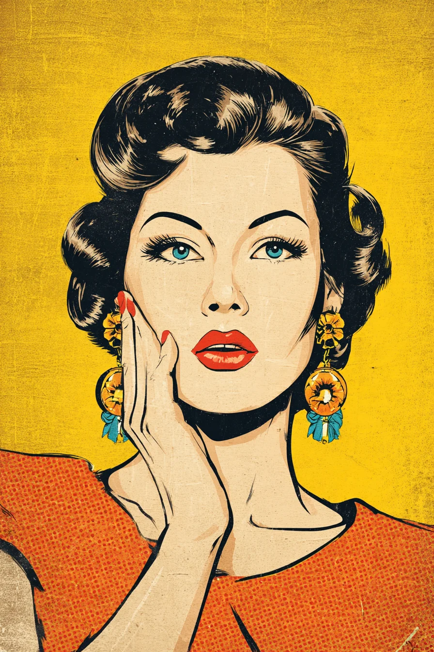 Retro Glamour in Golden Yellow