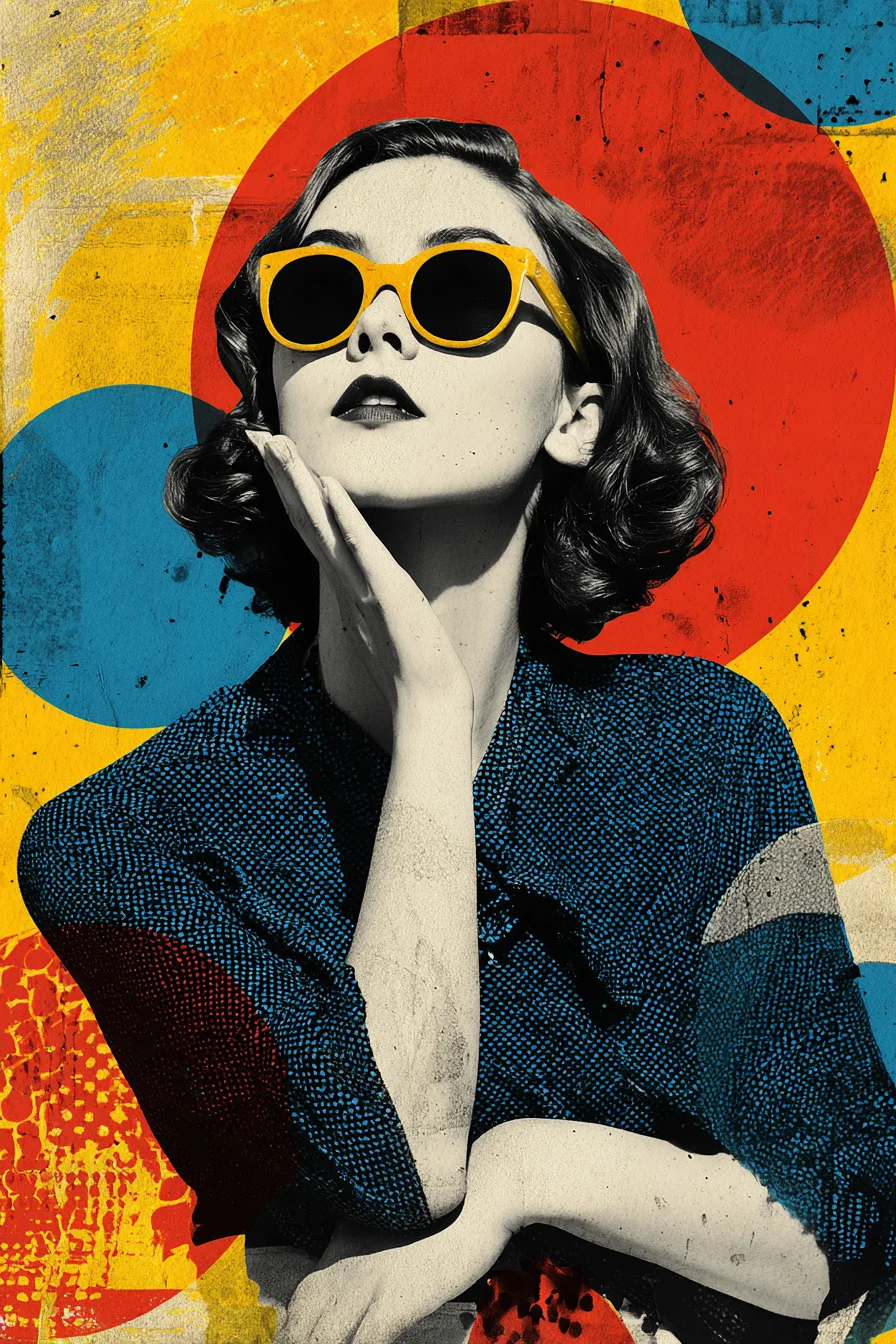 Retro Glamour Meets Pop Art