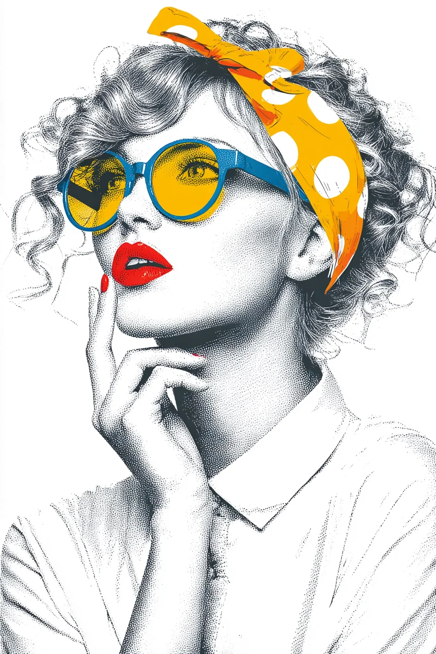 Retro Reverie in Pop Art