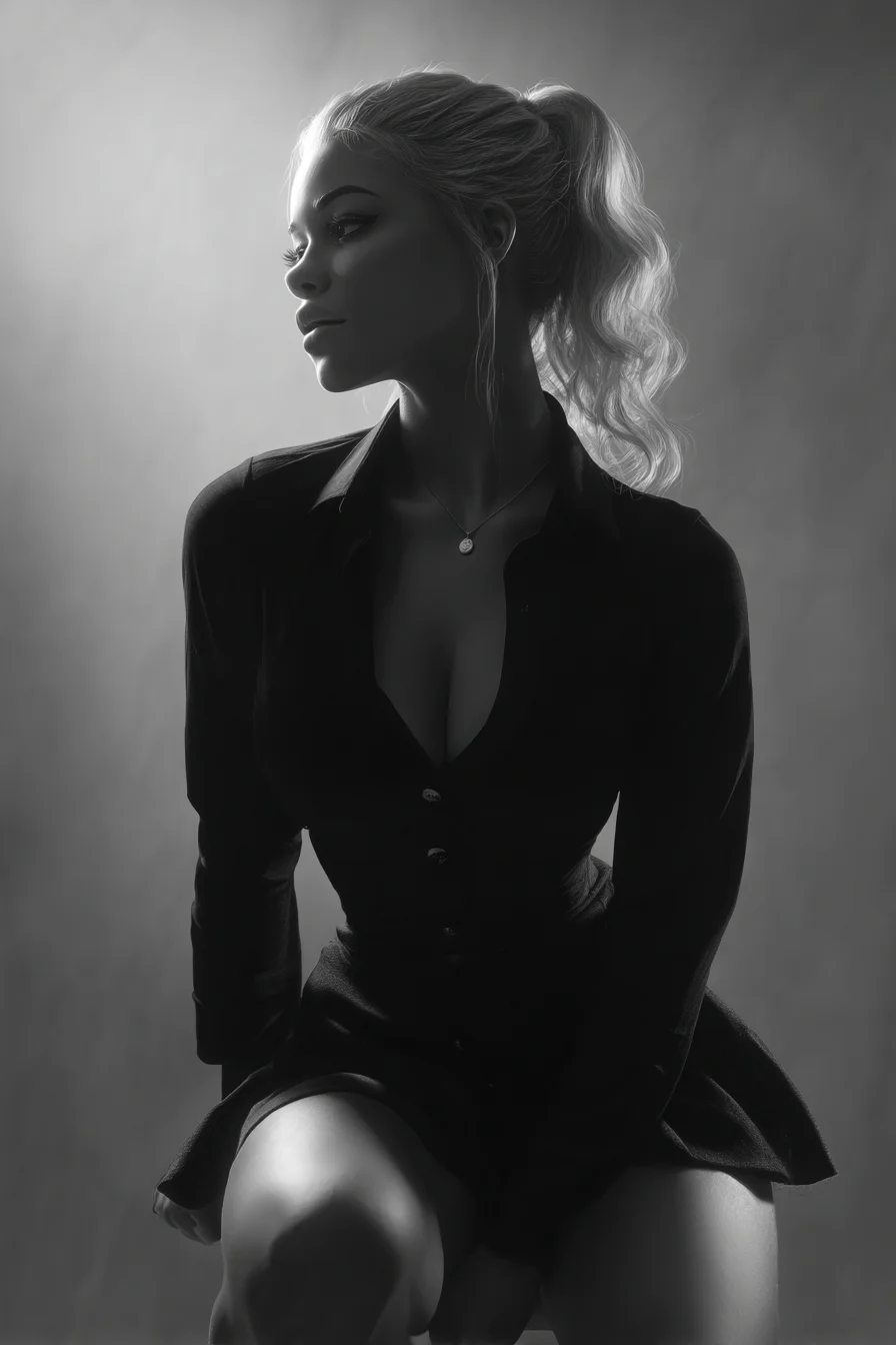 Seated in Shadow and Light