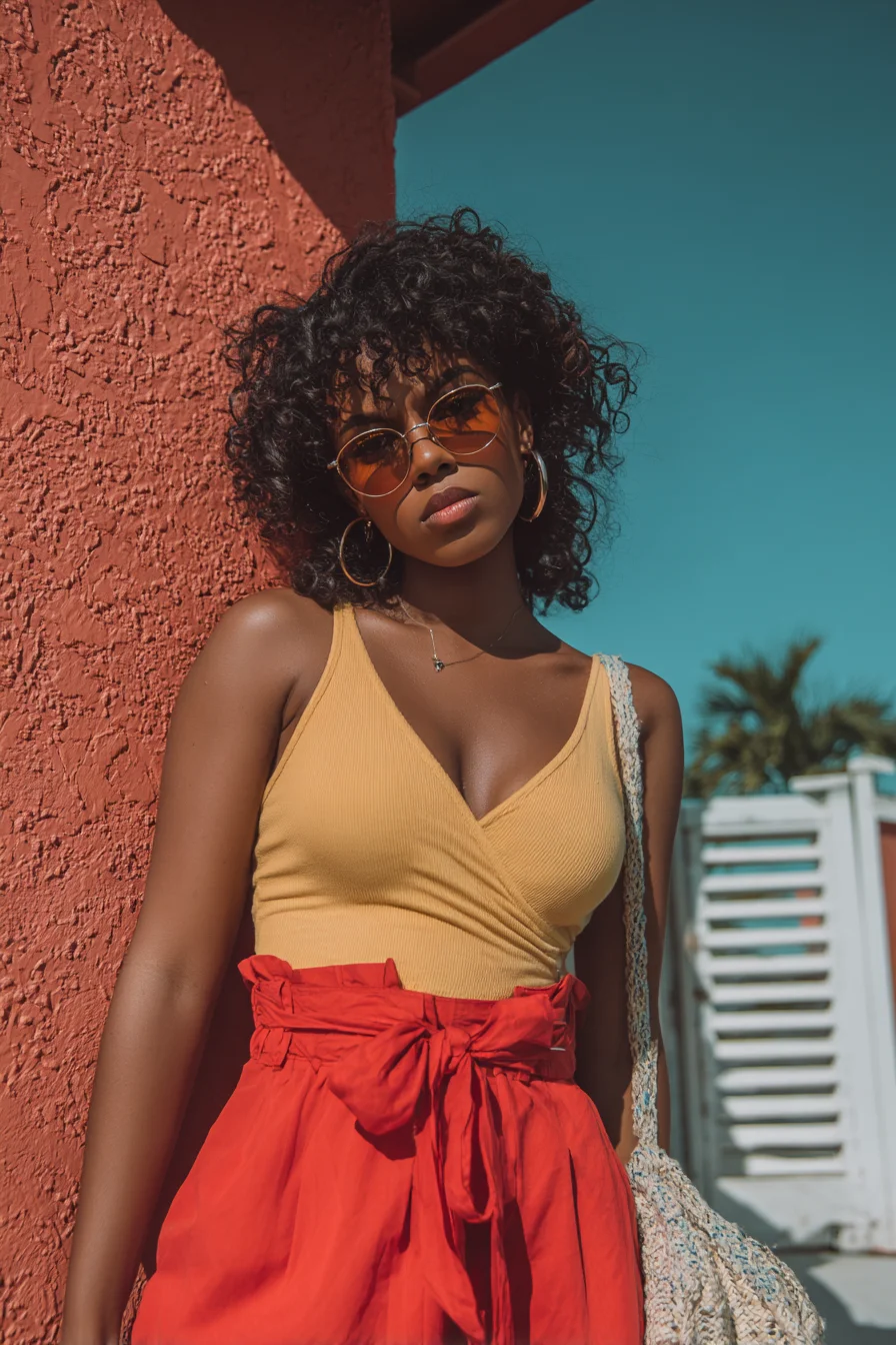 Sun-Soaked Color in the City