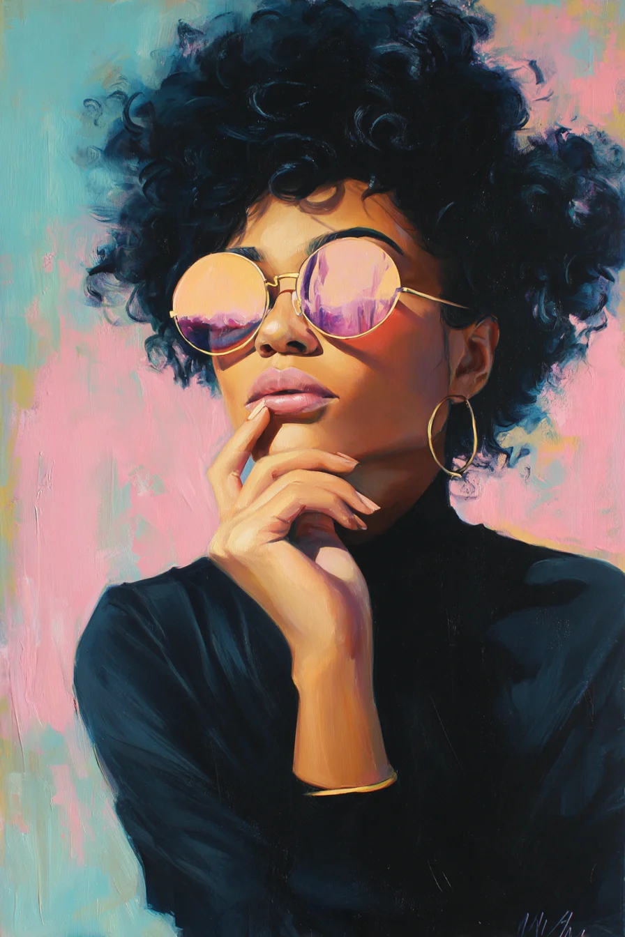 Confidence in Rose-Tinted Frames