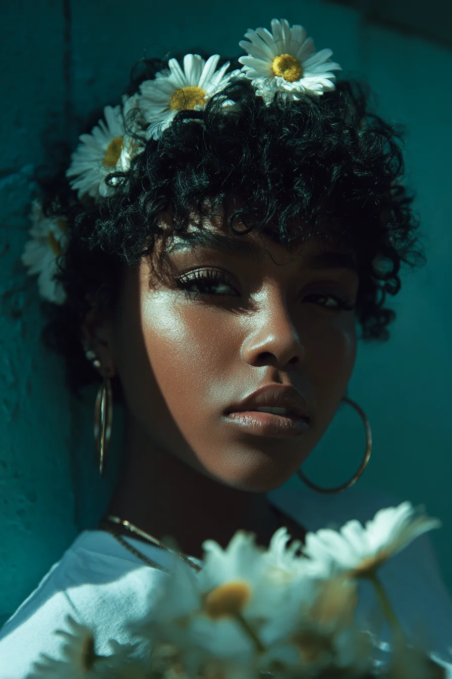 Daisies and Deep Shadows