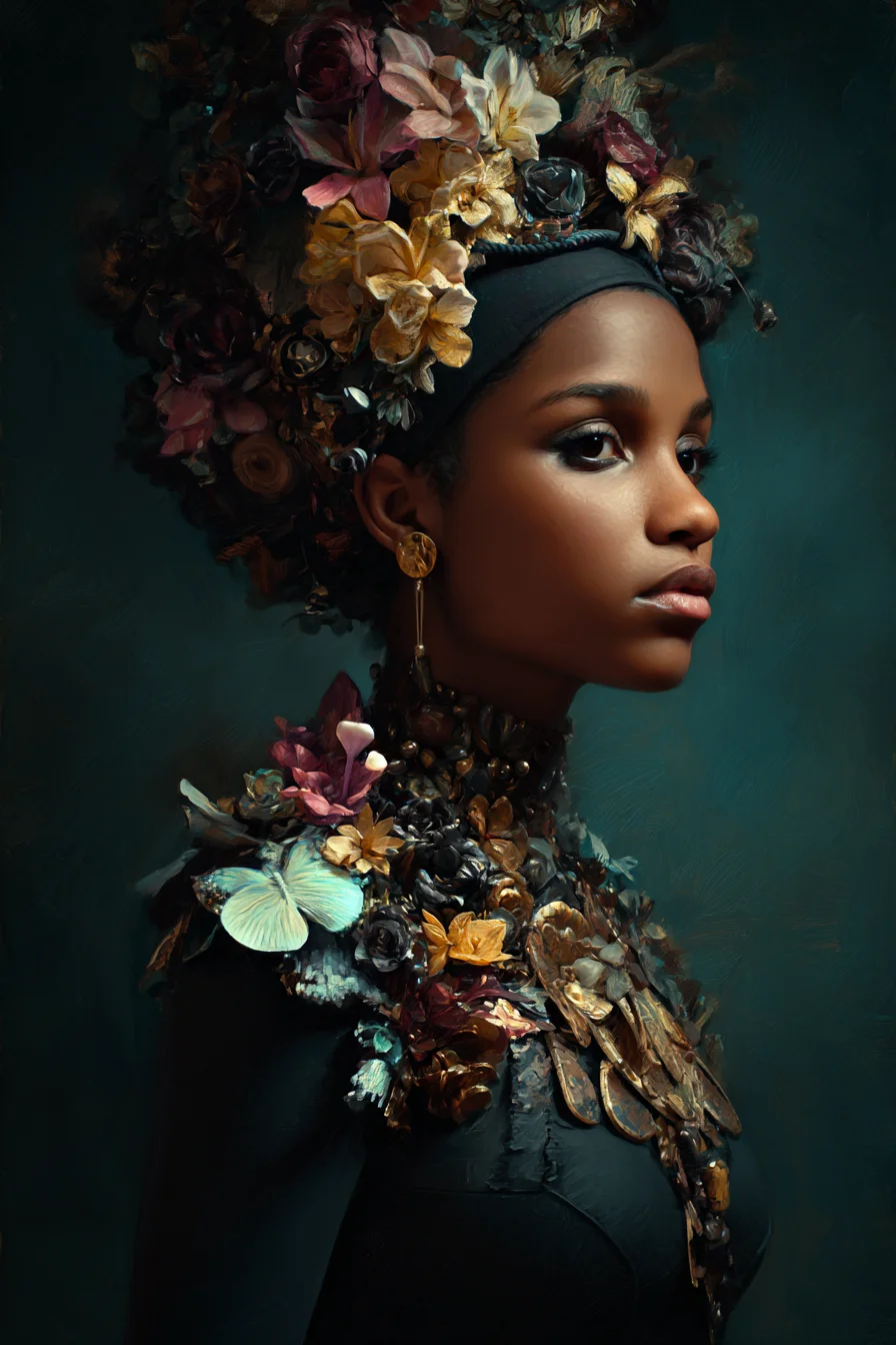 Flora and Gold in Profile