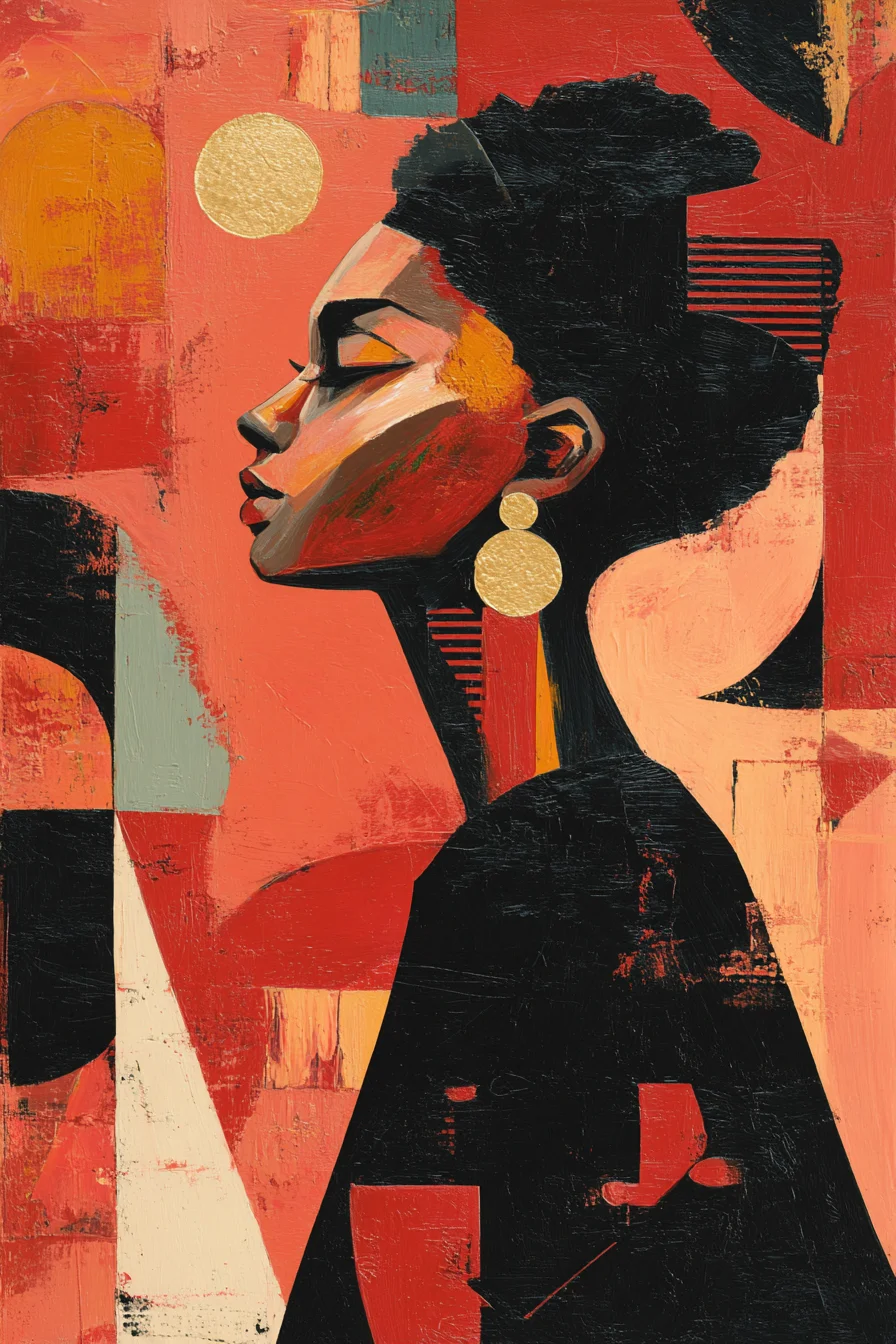 Gold and Fire in Profile