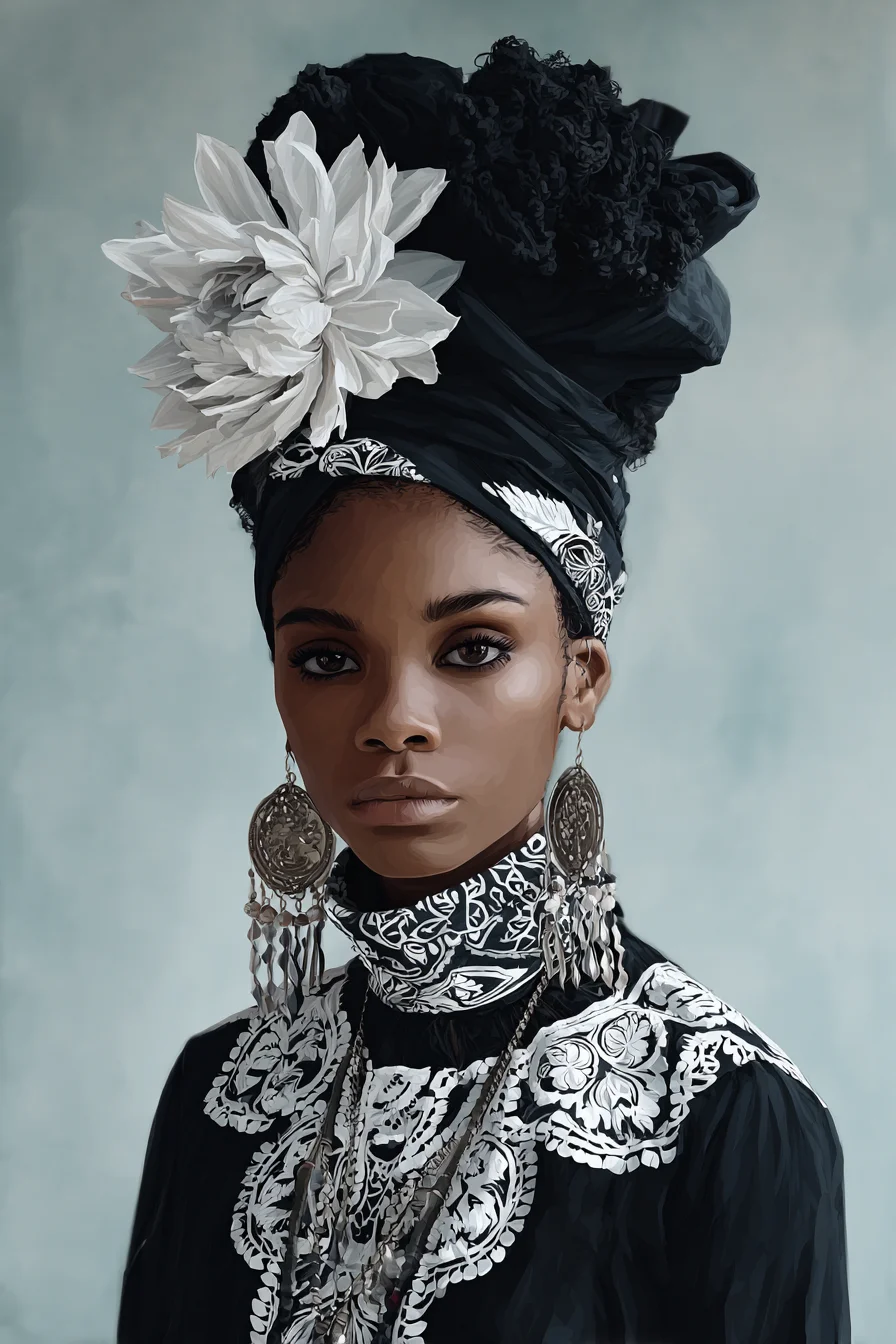 Monochrome Regality in Black and White