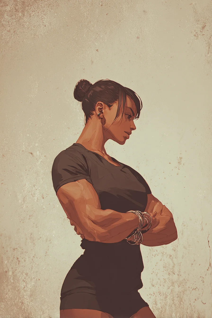 Quiet Strength in Sepia