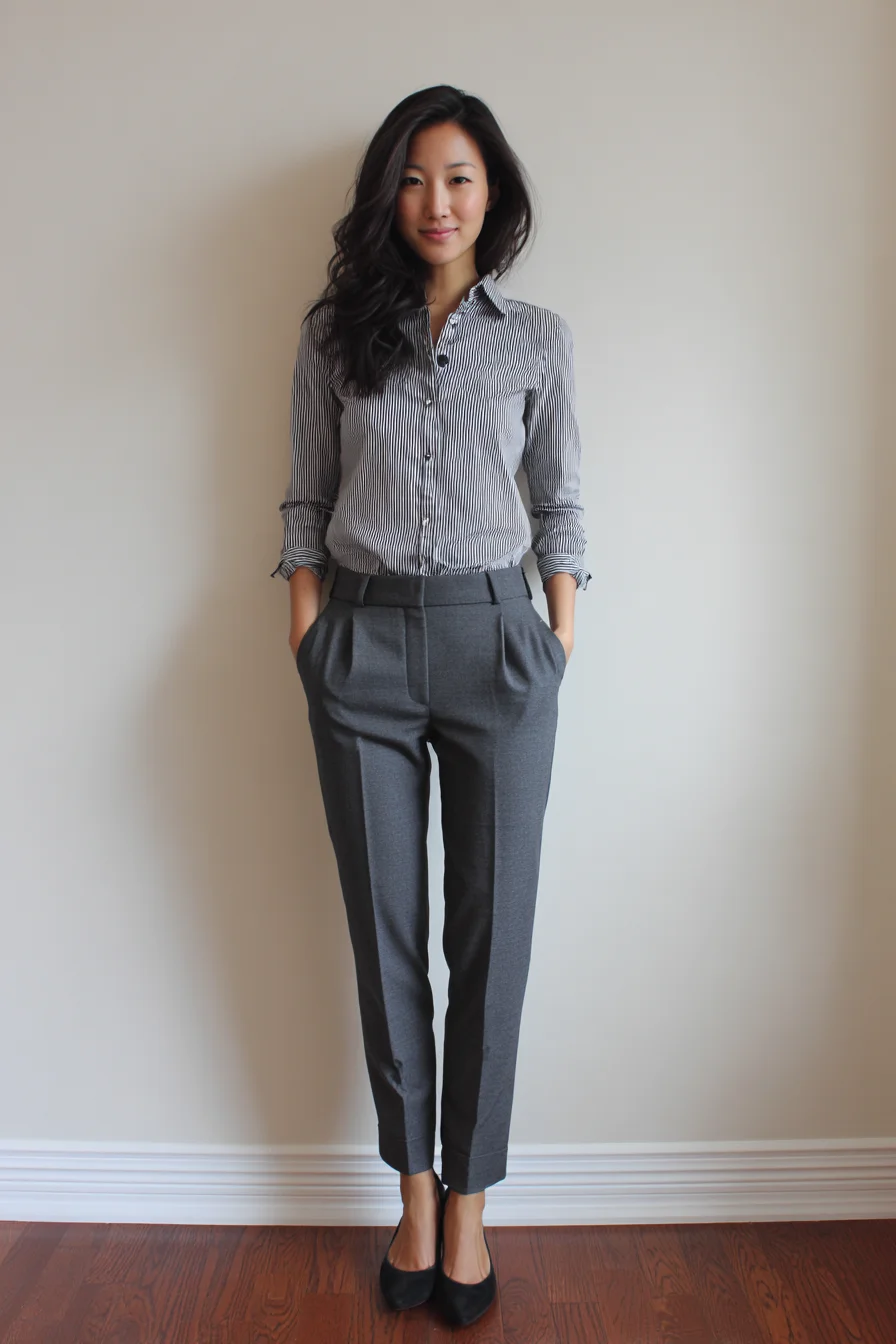 Sharp and Understated Office Dressing