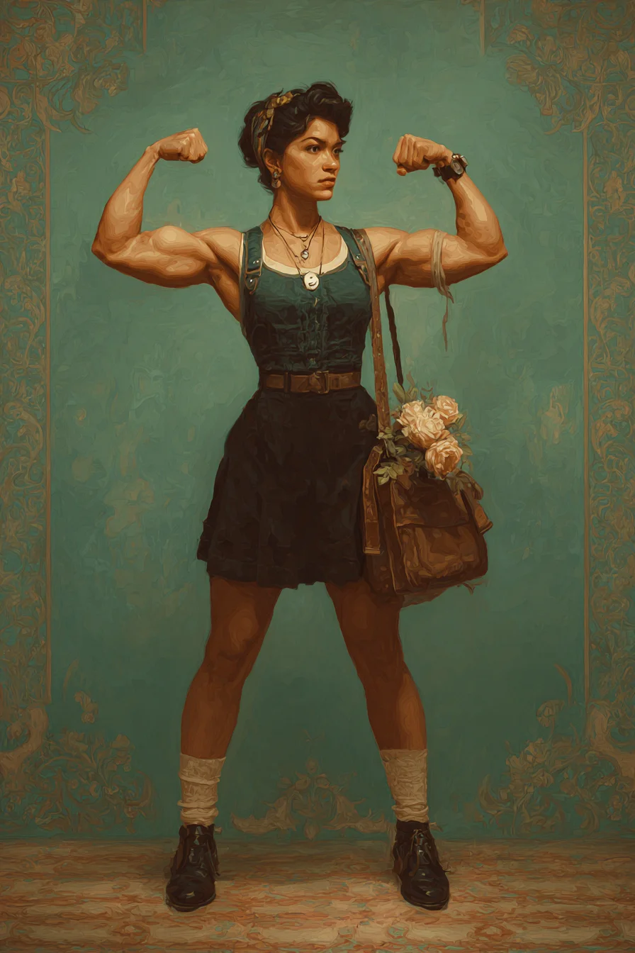 Strength Meets Vintage Charm