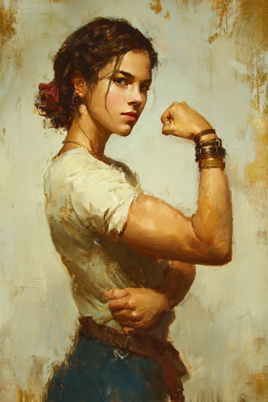 Strength Rendered in Oil