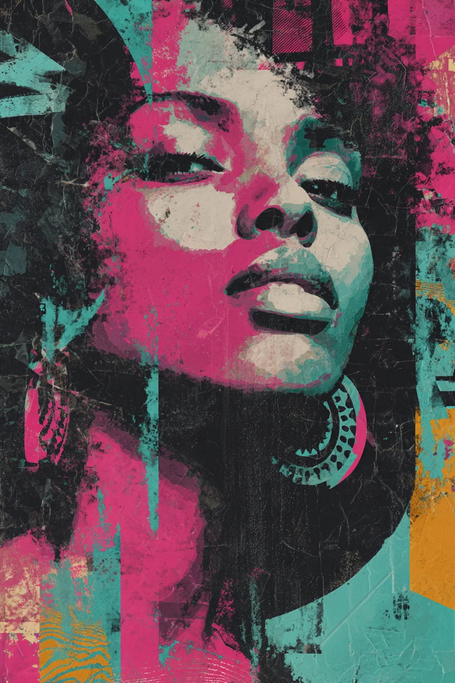 Uprising in Magenta and Teal