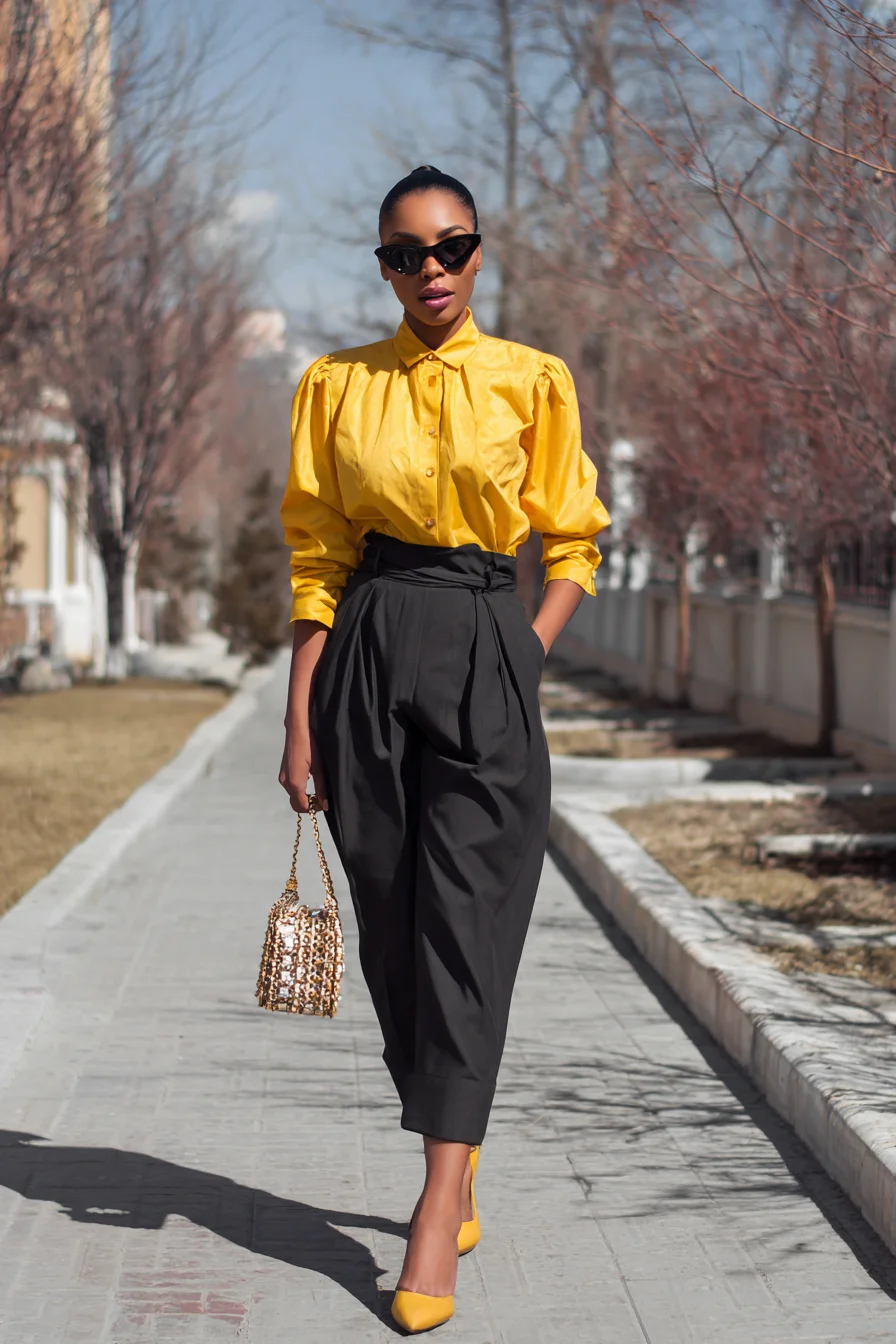 Yellow Drama on a Sunday Morning